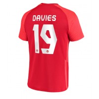Billiga Kanada Alphonso Davies #19 Hemma fotbollskläder VM 2022 Kortärmad